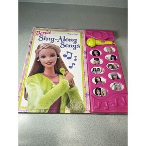 Vintage 2000 Barbie Sing-Along Songs Book Tested Works Nostalgia